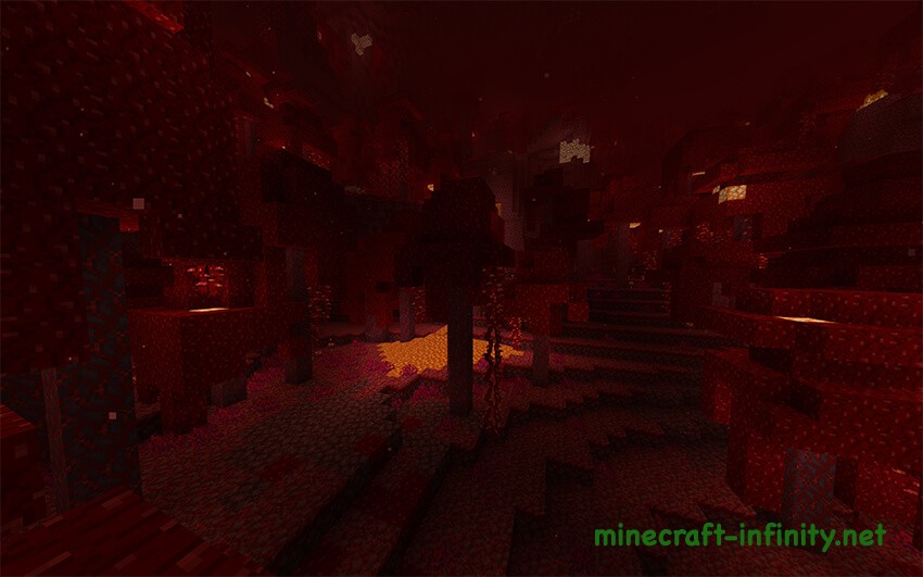 Багровый лес