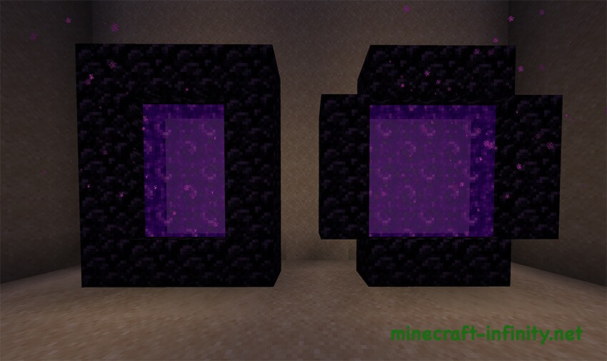 Сделать портал в ад без алмазной кирки