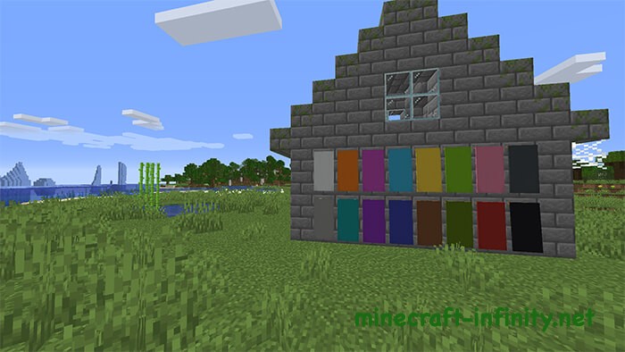 Разноцветные флаги Майнкрафт