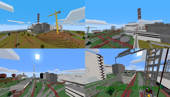 Карта Чернобыля для Майнкрафт 8