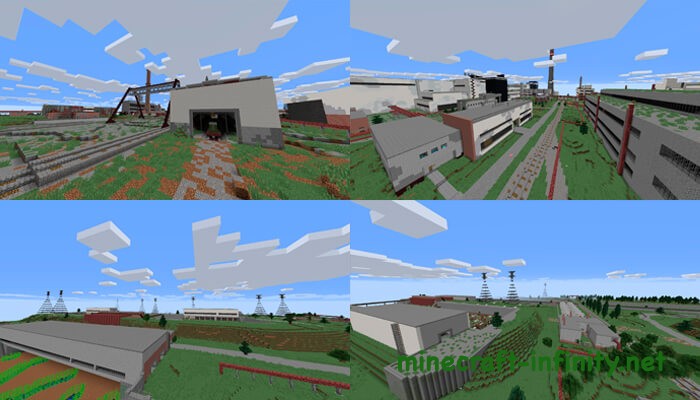 Карта Чернобыля для Майнкрафт 5