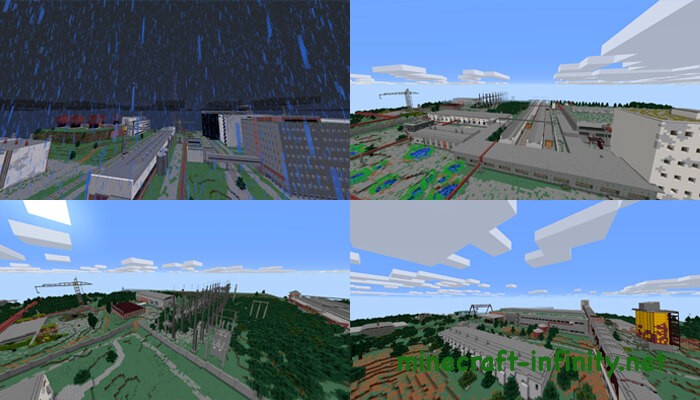 Карта Чернобыля для Майнкрафт 9