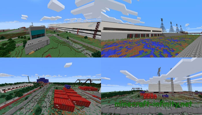 Карта Чернобыля для Майнкрафт 6