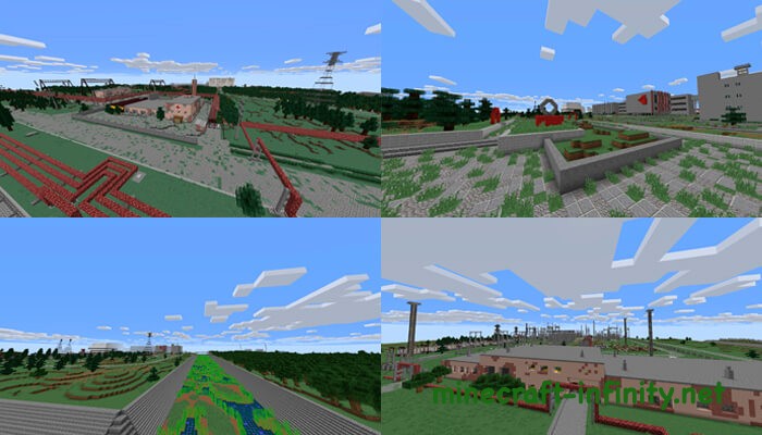 Карта Чернобыля для Майнкрафт 3