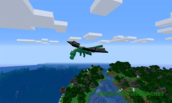 Аниме дракон Майнкрафт