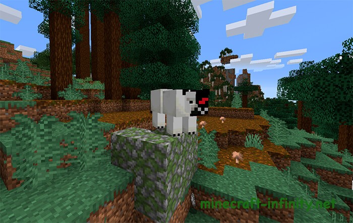 Аниме медведь Майнкрафт