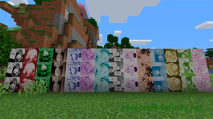 Аниме керамика Майнкрафт