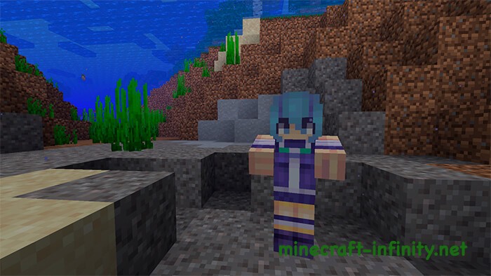 Аниме утопленник Майнкрафт