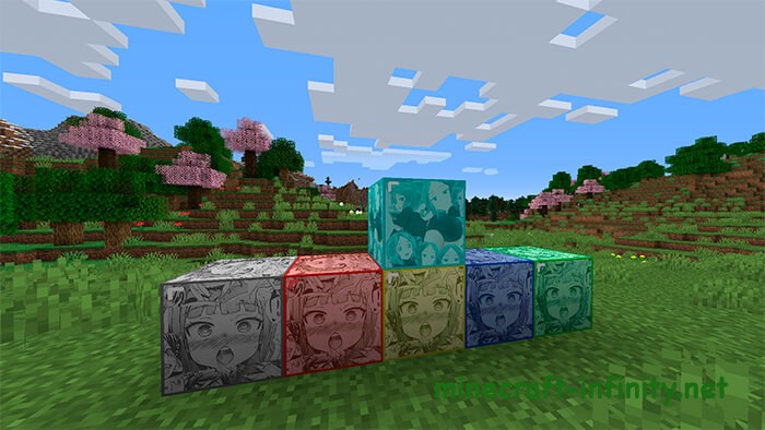 Аниме блоки Майнкрафт