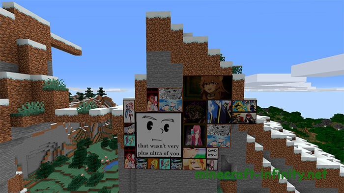 Аниме картины Майнкрафт