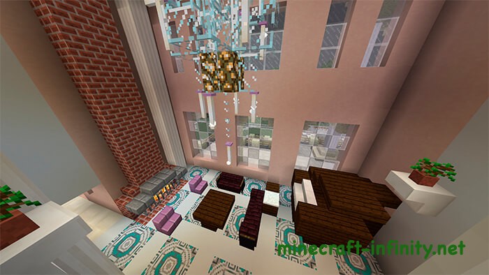 Каминный зал Путина в Майнкрафт