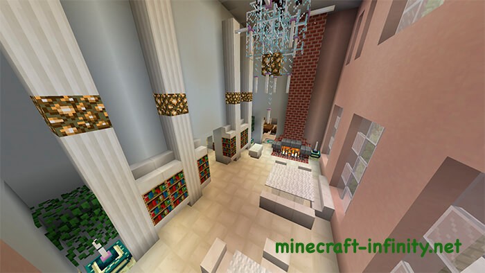 Комната дворца Путина в Майнкрафт
