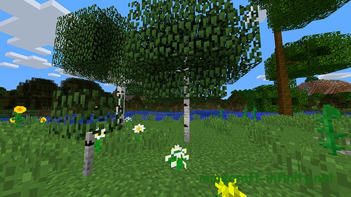 Мод Dynamic Trees маленькие деревья