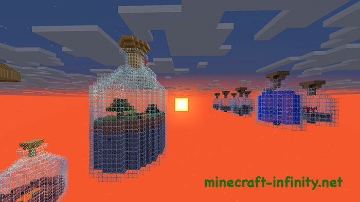 Карта Мир в бутылке