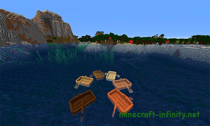 Лодки в Майнкрафт