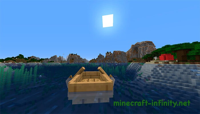 Лодка Майнкрафт