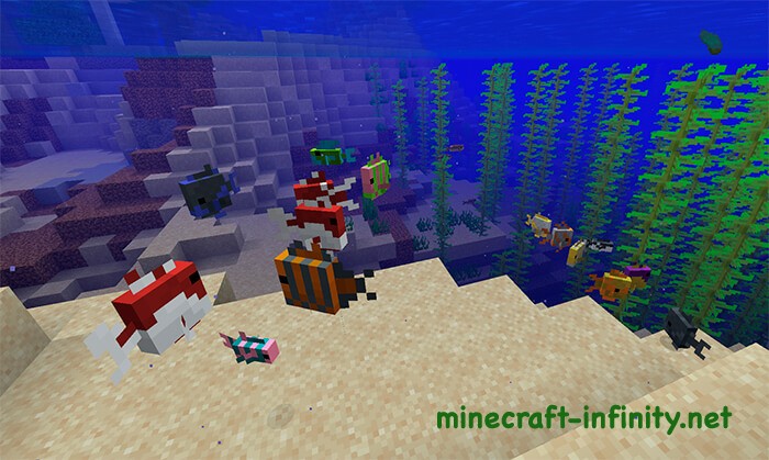 Тропическая рыба в Майнкрафт