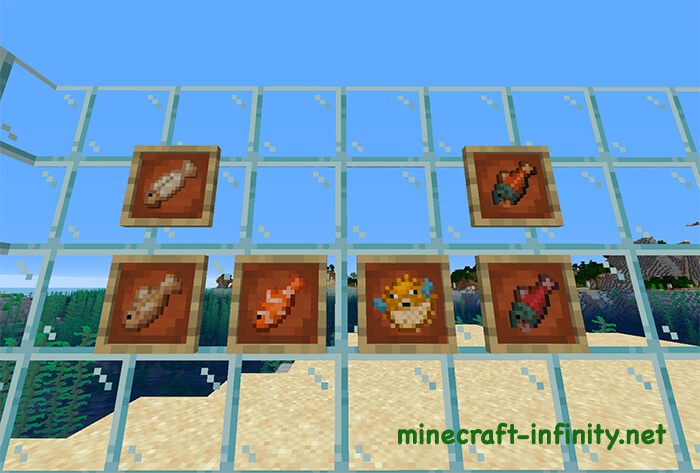 Рыбы в Майнкрафт