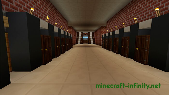 Школа внутри Майнкрафт